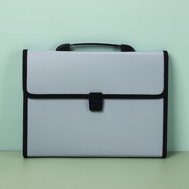 Large Capacity Portable Folder Test Paper Storage Folder Data File Briefcase a4 Multi-Layer Diamond Organ Bag