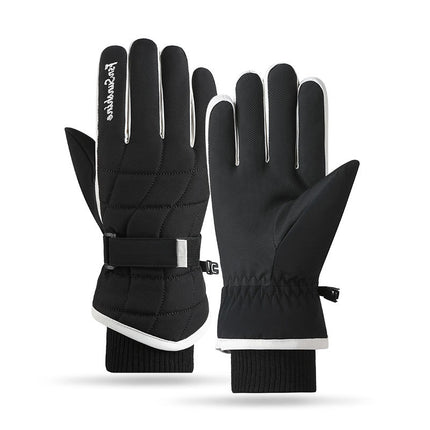 Ski Gloves for Autumn and Winter Couples, Men and Women, Cycling Warm Fleece-Lined Thickened Touchscreen Sports Cold-Proof Thick Warm Gloves