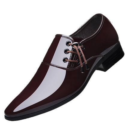 Factory Supply Business Formal Wear Glossy High-End Casual Trendy Summer Hollow Sandals Versatile Men's Shoes