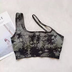 [bra]-tie-dye green / S