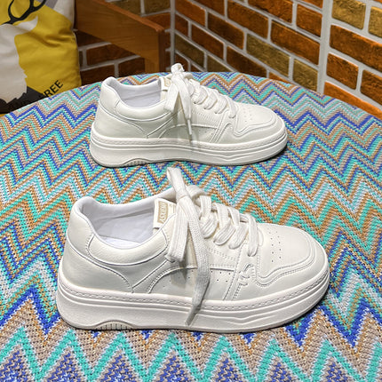 Flat Small White Shoes Women's 2024 New Spring Lightweight Women's Shoes with Skirt Casual Sneakers