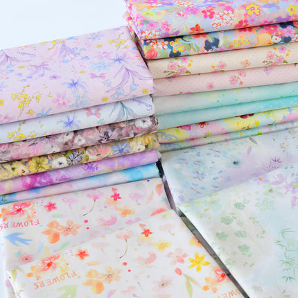145cm Wide 40 Count Poplin Pure Cotton Fabric Plain Cotton Fabric Shirt Dress Hair Tie Handmade DIY Cloth