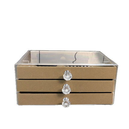 Jewelry Storage Box, High-End and Exquisite New Multi-Layered Earrings, Earrings, Rings, Necklaces, Bracelets, Multi-Layered Storage Boxes