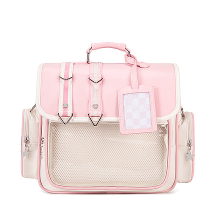 Xiaozhong College Pain Layer Backpack Single Shoulder Bag Crossbody Bag Commuter Large Capacity JK Uniform Guwa Pain Bag