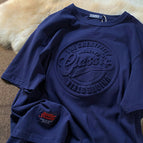 navy blue (pure cotton) / M