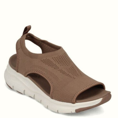 2022 summer new cross-border sandals women's mesh thick bottom soft bottom casual sports women's shoes flat flying woven peep toe shoes women