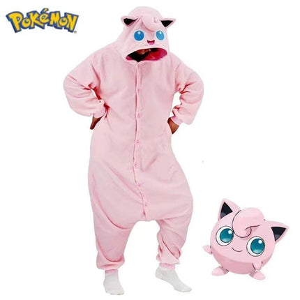 Autumn and Winter Flannel Toilet Edition Animal Cartoon One-piece Pajamas New Clown Performance Warm Home Clothes Mixed Batch