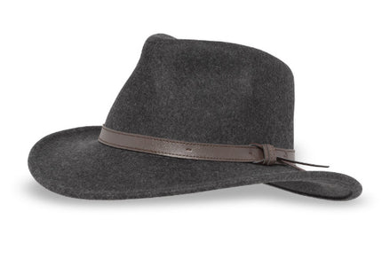 Cross-border Hot Selling Amazon Pure Wool Felt Hat Gentleman Retro Flat-brimmed Wool Topper British Style Europe and America