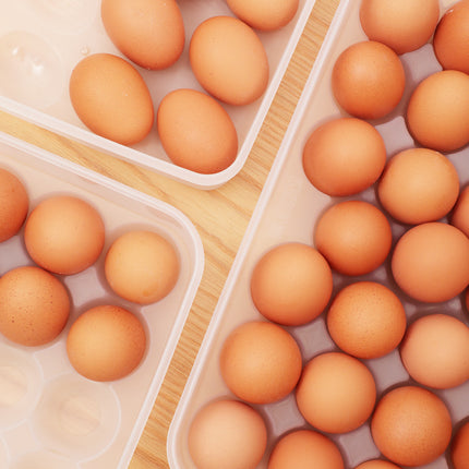 4195. Large-Capacity Egg Carton 24 Compartments 34 Compartments Kitchen Refrigerator Storage Box Crisper Egg Tray Egg Compartment