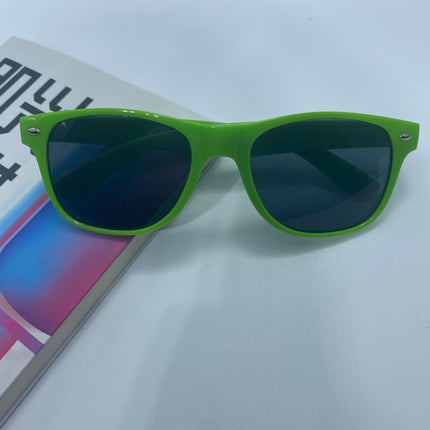 FDA can pass the drop ball test foreign trade promotional gifts sunglasses plastic sunglasses rainbow party rice nail glasses.