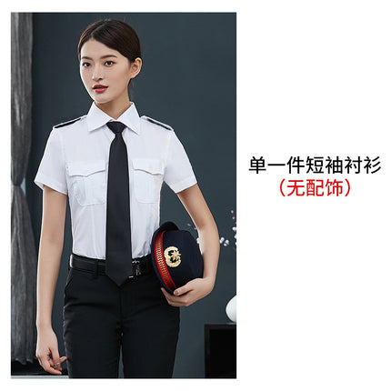 New Female Guard Security Work Clothes suit Long Sleeve Shirt Security Property Concierge Clothes Spring and Autumn Seasons