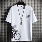 Bicycle-White-Short Sleeve / M