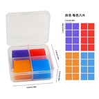 32PCS boxed 4 color 2.5*2.5 mastic