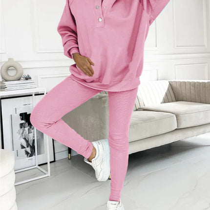 Amazon Hot Products Women's Sports Casual Hooded Sweater Thickened Thread Slim Vest Pants Three-Piece Set