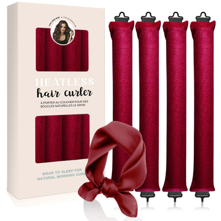 Cross-border new thick lazy sleeping non-hot curly hair curler European and American simple hair curler hook in stock wholesale