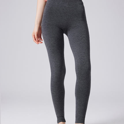 Autumn and Winter Knitted Leggings for Women, Seamless Hip Lift, Peach Butt Slimming Pants, 100% Pure Wool Fitness Pants