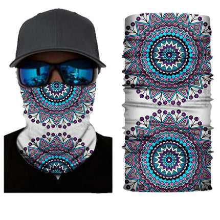 Xunhui Pattern Printing Series Seamless Magic Headscarf Windproof and Sunproof Cycling Mask Sports Neck Scarf Camouflage