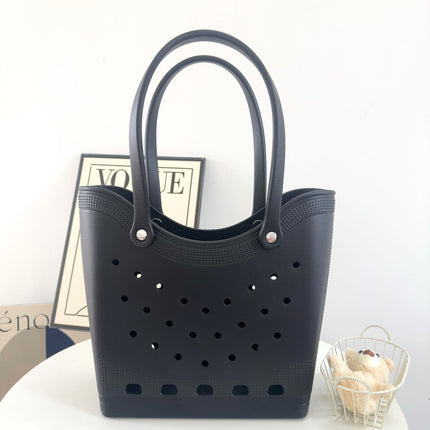 EVA Hole Bag 2025 Cross-border New Fashion Seaside Waterproof Beach Bag Large Capacity Tote Bag Single Shoulder Bag