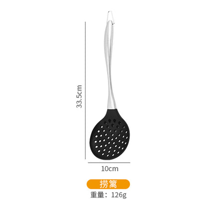 Food Grade Silicone 11 Pieces Kitchenware suit Stir-frying Shovel Non-stick Pan Silicone Colander Pot Stir-frying Spoon Soup Spoon