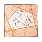 Fhz25-9573-1 orange small floral / 65*65