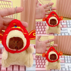 Bead chain style / Light brown god of wealth hat kapibala