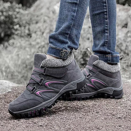Men's and Women's Winter Middle-aged and Elderly Walking Shoes fleece-lined Warm Outdoor Shoes Women's Shoes Thickened Casual Sports Cotton Shoes plus size