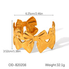 Od-b20208 bow open bracelet