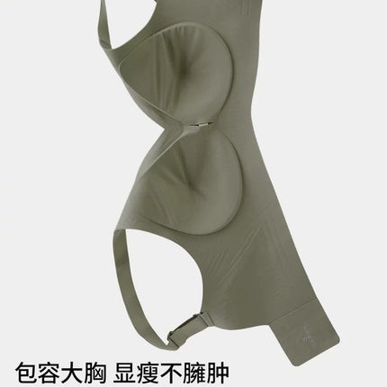 plus size Adjustable Upper-support Underwear Anti-sagging Large Chest Small Bra Full Cup Non-marking Comfortable Bra