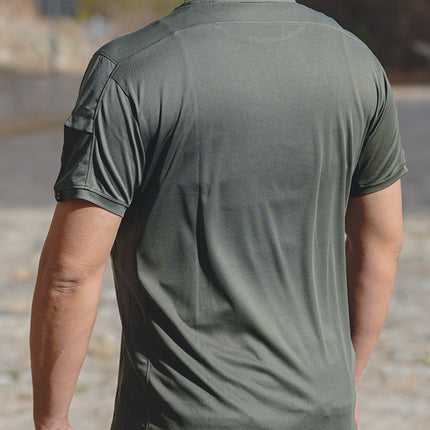 Dragon Crewneck 2 Generation Quick-drying Short-sleeved Men's Summer Tactical Outdoor Clothing with Pocket Quick-drying T-shirt Half-sleeve