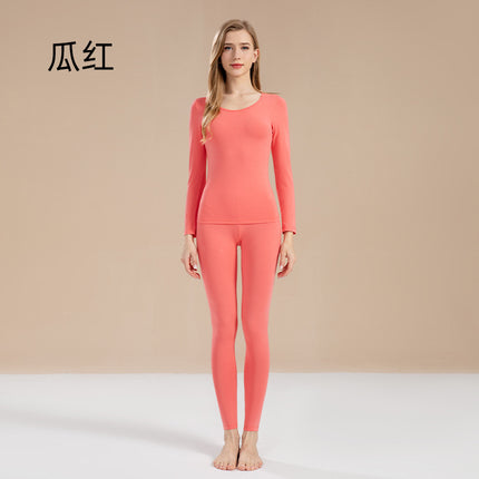 Autumn and Winter Women's Pure Cotton Thin Thermal Underwear Set 2025 New Autumn and Winter Mid-Neck Full Cotton Base Layer Thermal Sweater