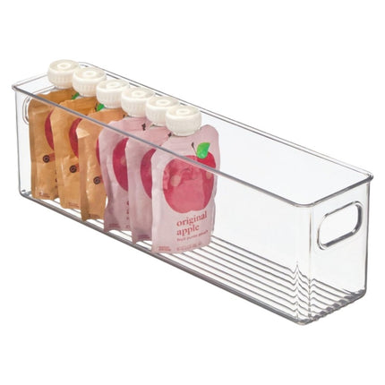 Long Narrow Storage Box Rectangular Tall Narrow Acrylic Transparent Kitchen Sundries Spice Jar Organizer Gap Storage Basket