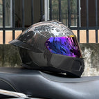 M / Black fiber pattern with color mirror