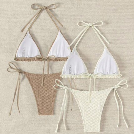 Amazon Cross-border Hot Selling European and American New Bikini Tube Top Split Sexy Spice Girls Bikini Foreign Trade Swimsuit Women