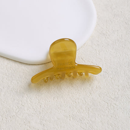 Acetate Small Claw Clip Half-Up Hair Shark Clip for Women, Suitable for the Back of the Head, Hairpin for Thin Hair, High-End Hair Accessory