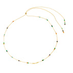 199 spring pull long necklace [hot seller]