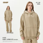 Grey apricot-Hoodie / S