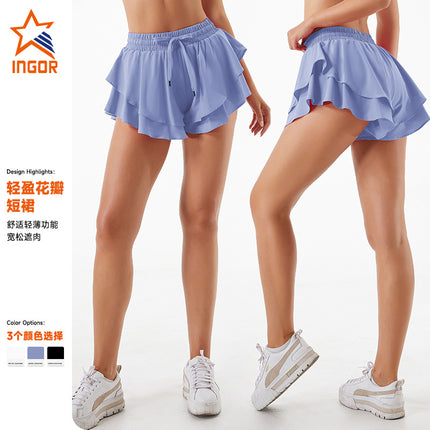 Summer New Anti-walking Running Sports Yoga Tennis Skirt Casual High Waist Slim-fit Sports Skirt