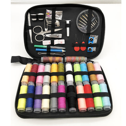 Factory direct supply portable sewing set 97 piece home sewing kit sewing box sewing tool combination set