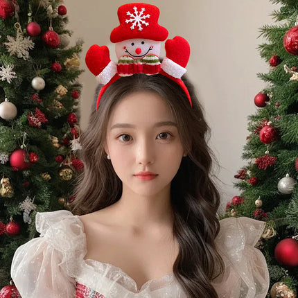 Christmas Antler Headband Holiday Costume Headband Cartoon Hairband for Women 2026 New Children's Hairpin Hair Accessory Gift
