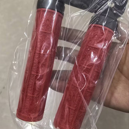 Cross-border wholesale Supacaz chrysanthemum handle set mountain bike silicone handle set off-road single lock shock-absorbing non-slip handle