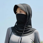 (six-in-one black) full face sunscreen