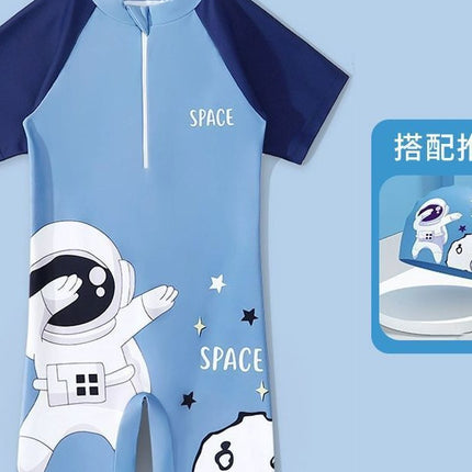 Children's Swimwear Boys 2024 New Arrival Swim Trunks Sun-proof Quick-drying Baby Boys Swimming Training Hot Spring Swimwear