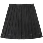 Single black pleated skirt / XS