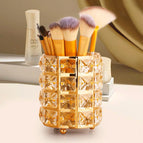 Golden round Pen Holder