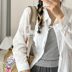 Yellow polka dot wide shoulder strap