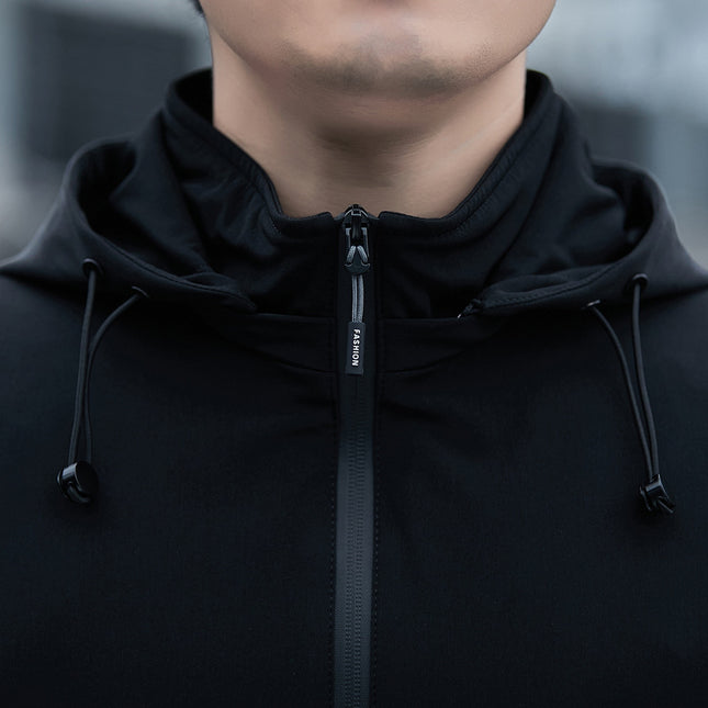 Removable Autumn Parker Men's 2023 New Fashion Brand Jacket Fleece-lined Thickened Jacket Men's Fashionable Men's Clothing