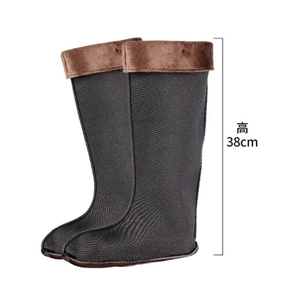 Winter rain boots fleece-lined inner cover warm liner thickened long fleece cover high fleece rain boots cotton cover plush socks cover