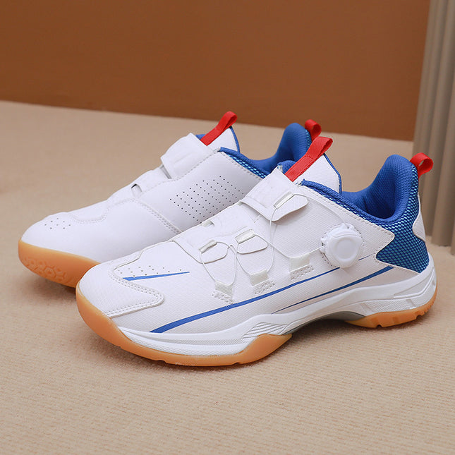 Men's Shoes, Sports Shoes, Running Tendon Soles, Non-Slip, Wear-Resistant, Rotating Buttons, No Laces, Adult Slip-On Shoes