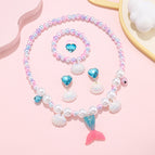 Fishtail 5-piece set blue
