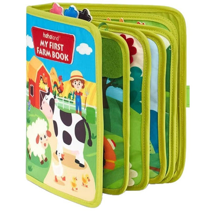 Amazon Enlightenment Educational Early Learning Book Animal Farm Children's Busy Learning Board Story Felt Cloth Book Handmade